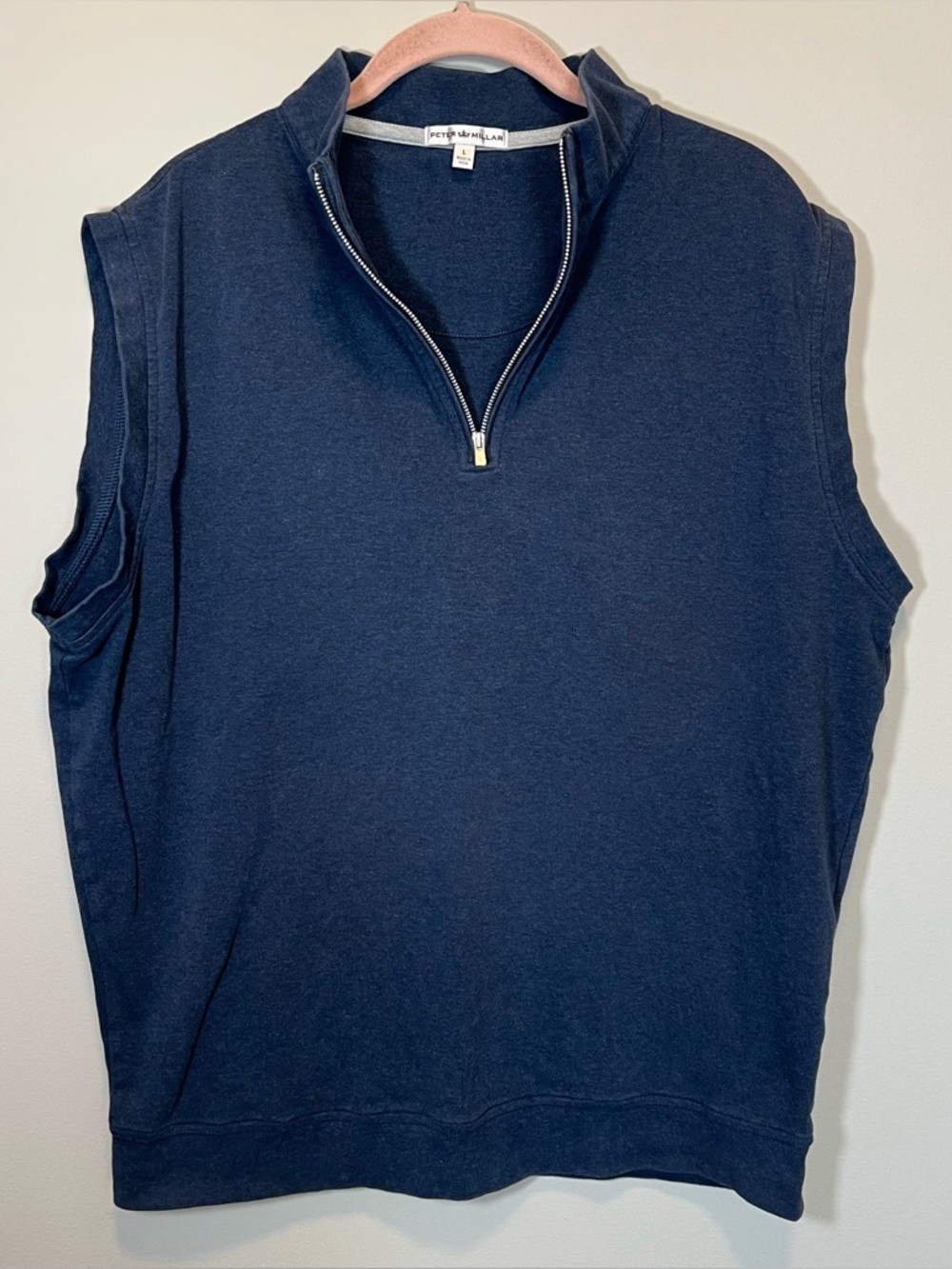Peter Millar Men’s Blue Sweater Vest Large